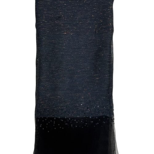 سكارف حرير أورغانزا - كحلي