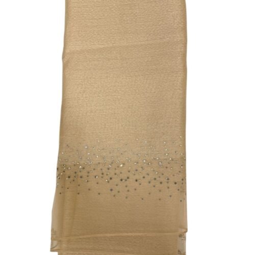 سكارف حرير أورغانزا - بيج